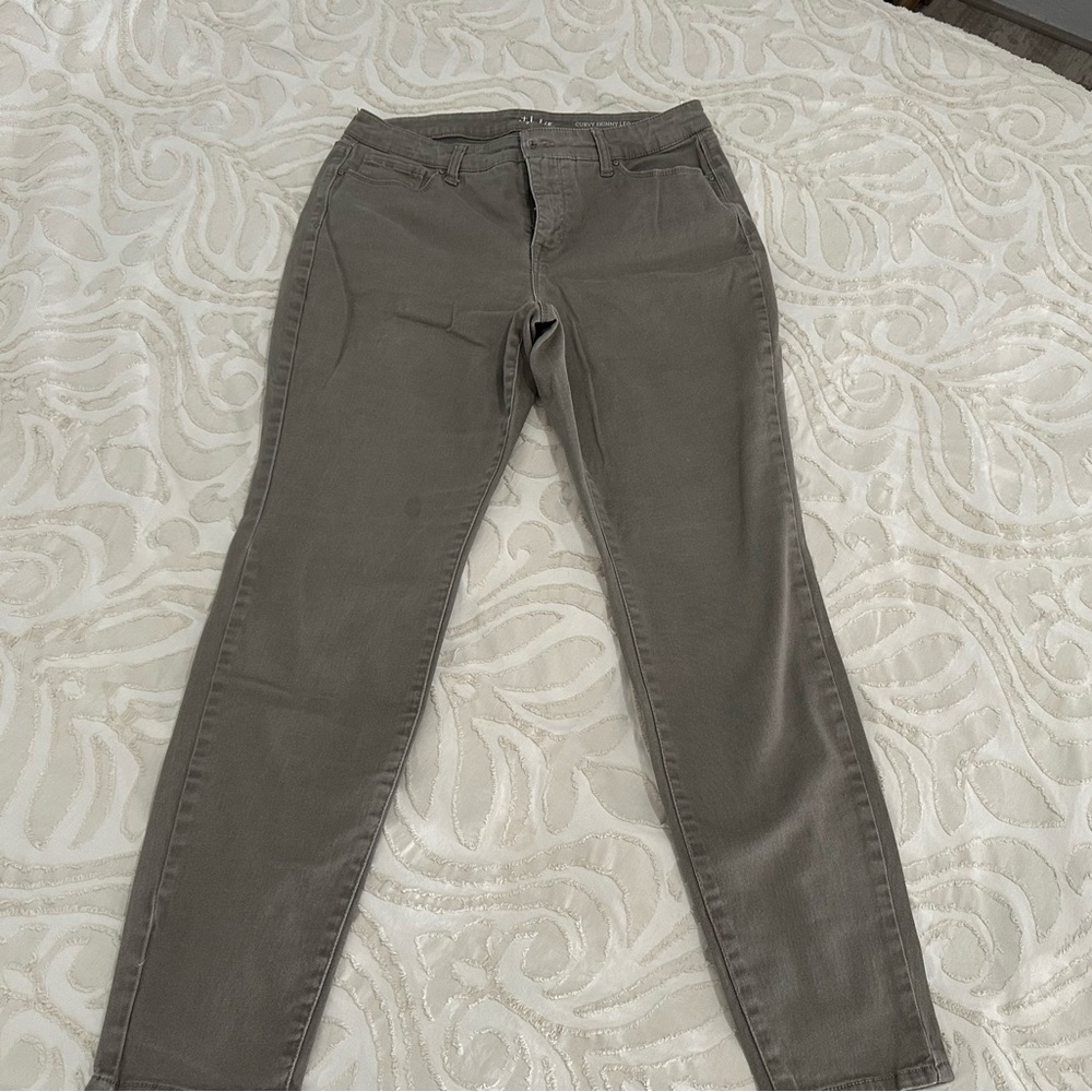 Gray Curvy Skinny Leg Jeans by Style & Co